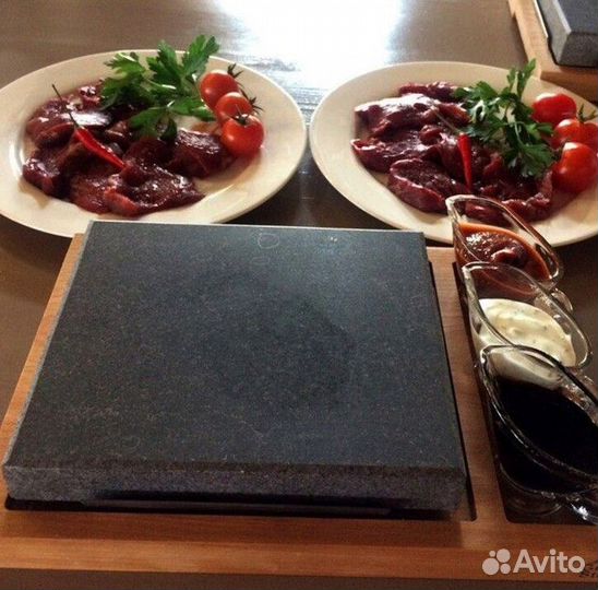 Вулканический камень для жарки мяса