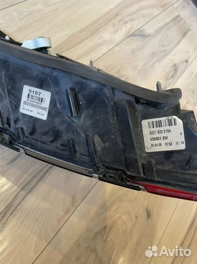 Задние фонари мерседес 221