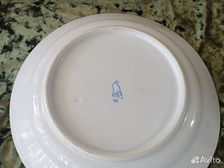 Тарелки Дулево СССР Фарфор