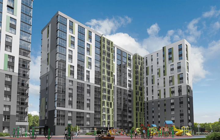 3-к. квартира, 101,1 м², 4/15 эт.