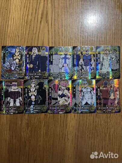 Коллекционные карточки JoJo