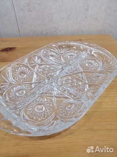 Менажница СССР хрусталь