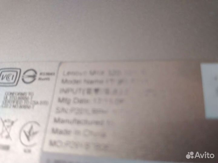 Lenovo miix 320 10icr