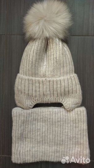 Комплект: шапка + шарф-снуд