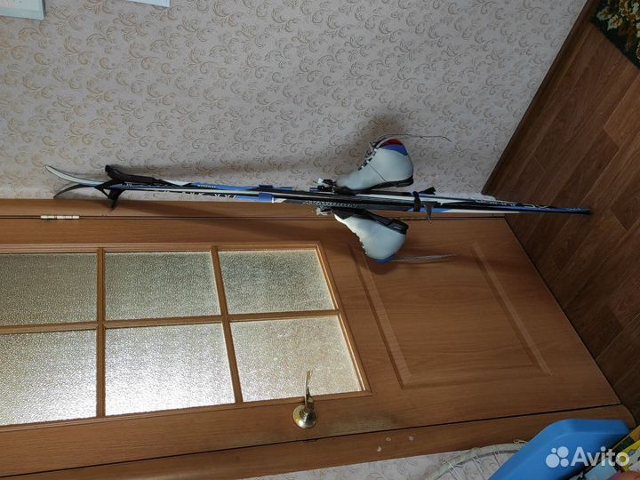 Лыжи беговые детские 170 с ботинками