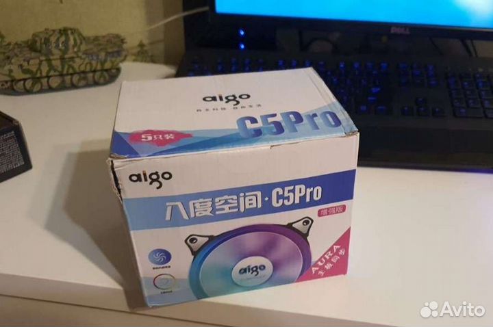 Вентиляторы Aigo DarkFlash Aurora C5 Pro A-RGB