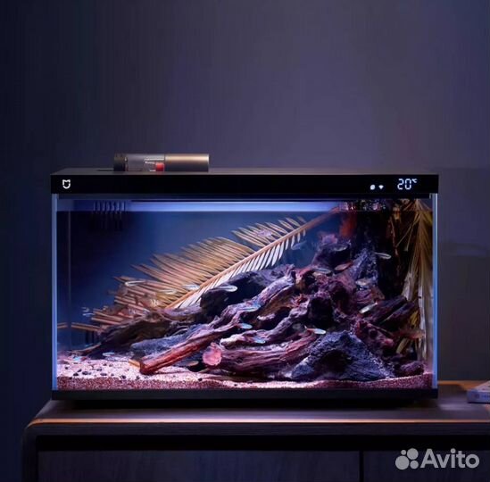 Умный аквариум Mijia SMART Fish Tank Black 20 л