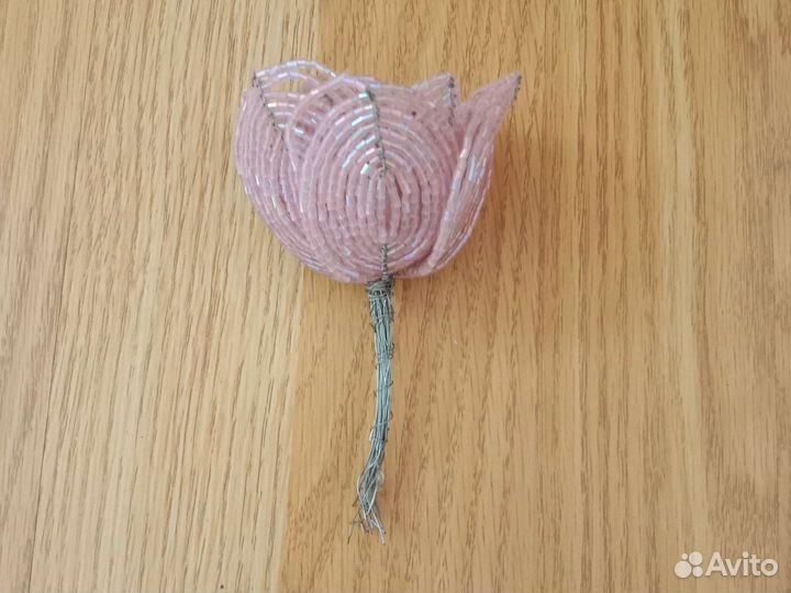 Роза из бисера