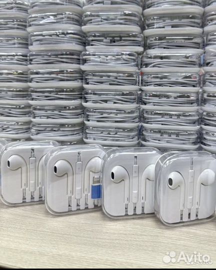 Наушники проводные apple earpods оптом