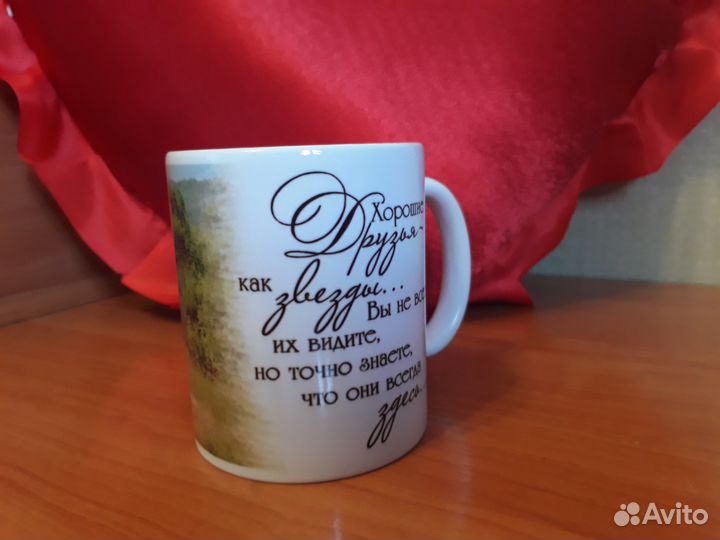 Фото и надписи на изделиях