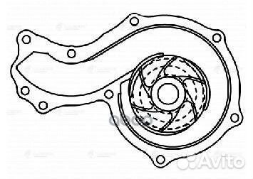 Насос водяной для а/м VW Golf II/III/Passat B3