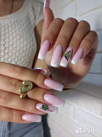 Наращивание ногтей. Гель лак. Укрепление ногтей