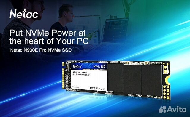 SSD Netac M2 nvme 512gb новый