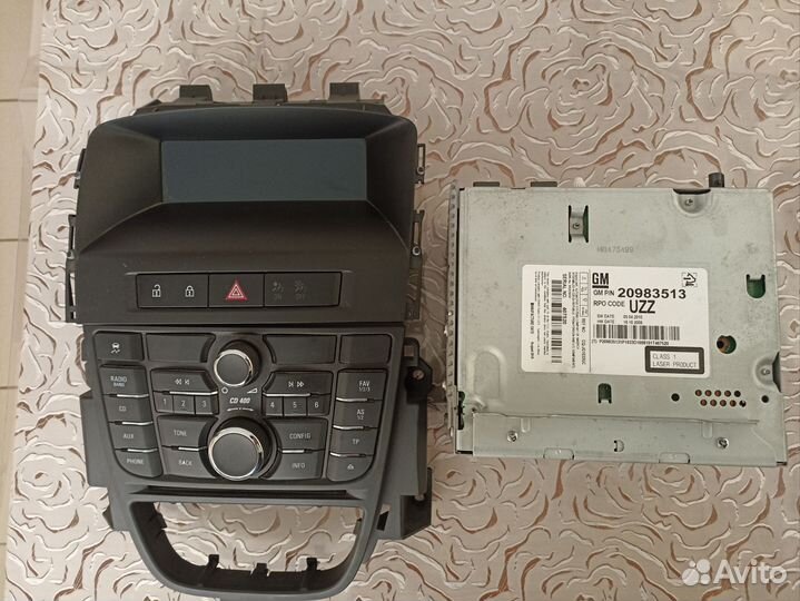 Штатное головное устройство opel astra j