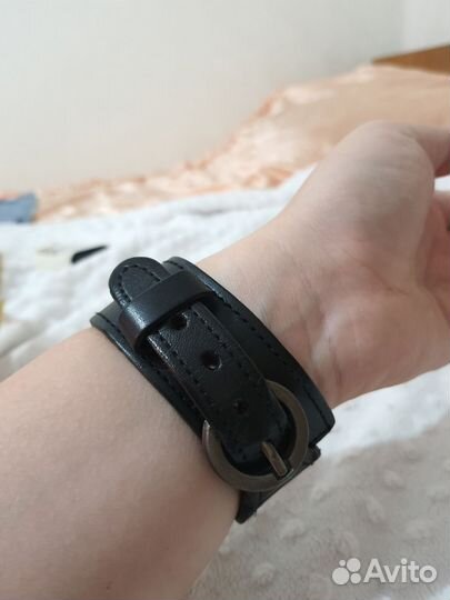 Кожаный браслет мужской