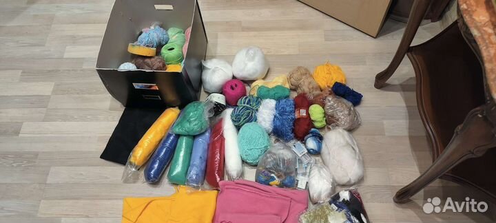 Пряжа, флис, мулине