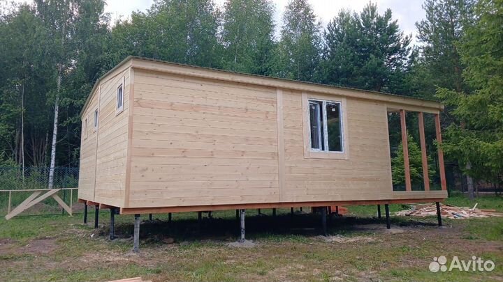 Каркасный дом бытовка 6х8 и др проекты