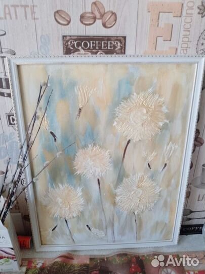 Панно картина полотно в скандинавском стиле