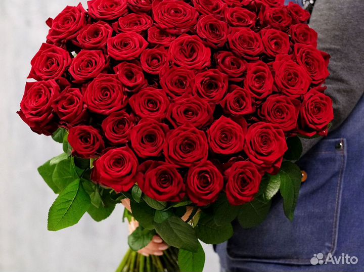 Букет из 61 розы