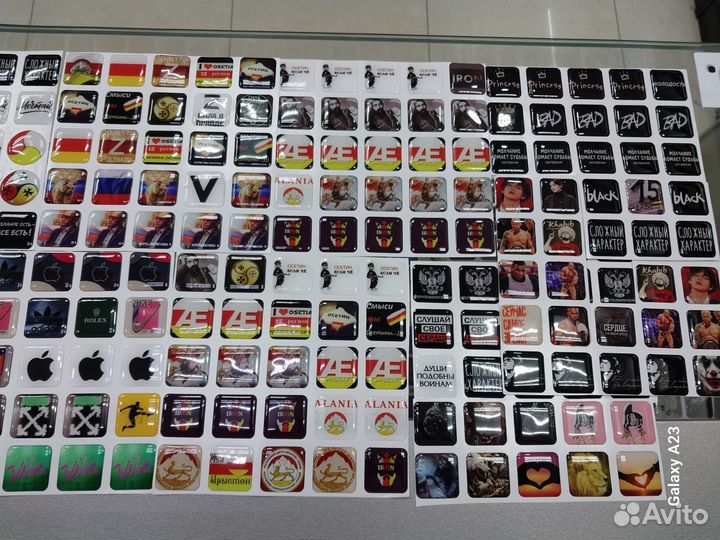 3D стикеры на телефон, наклейки