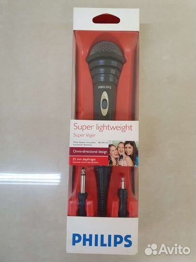 Микрофон для караоке Philips SBC MD110,новый