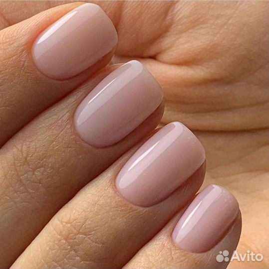 Пудровый маникюр (без лампы)