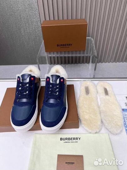 Кеды мужские зимние burberry