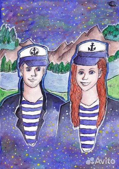 Портреты по фото, арты