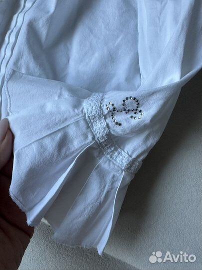 Рубашки школьные aletta, valmax, uniqlo 122/128