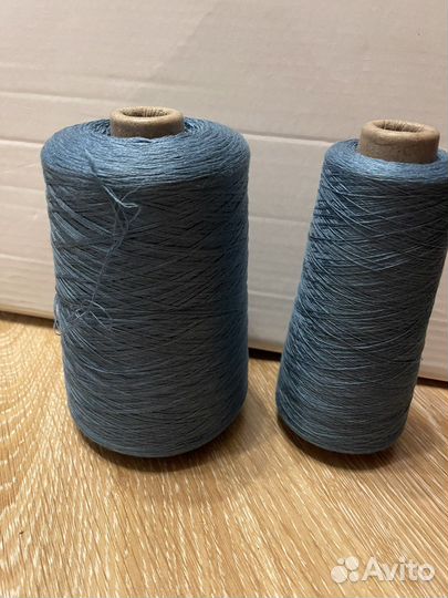 Нитки для вязания. Хлопок с шелком