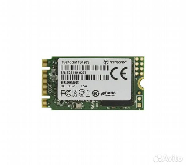 Жесткий диск SSD M.2 Transcend 240Gb (TS240gmts420