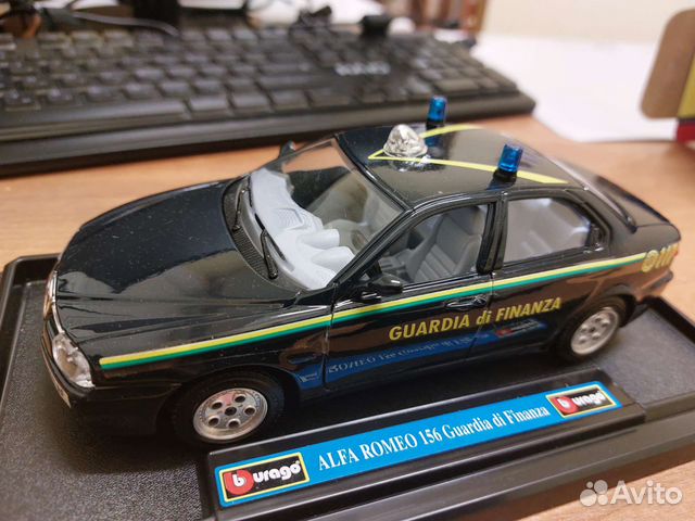 Коллекционная модель Alfa Romeo 156 G.Finanza 1:24