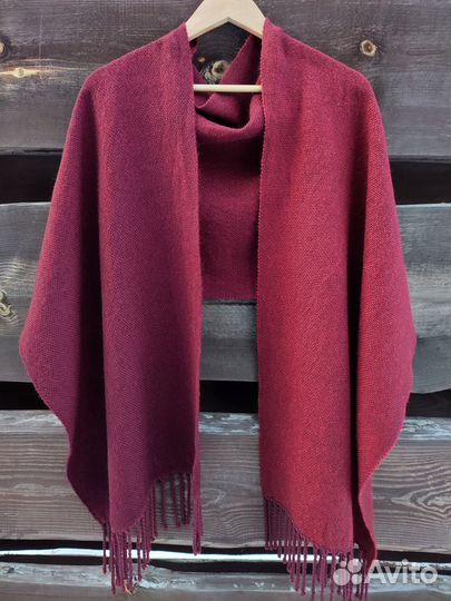 Палантин тканый 100 меринос