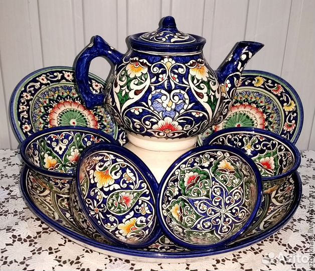 Посуда узбекская: ляганы, чайники и тд