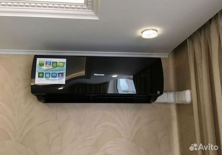 Сплит система с установкой