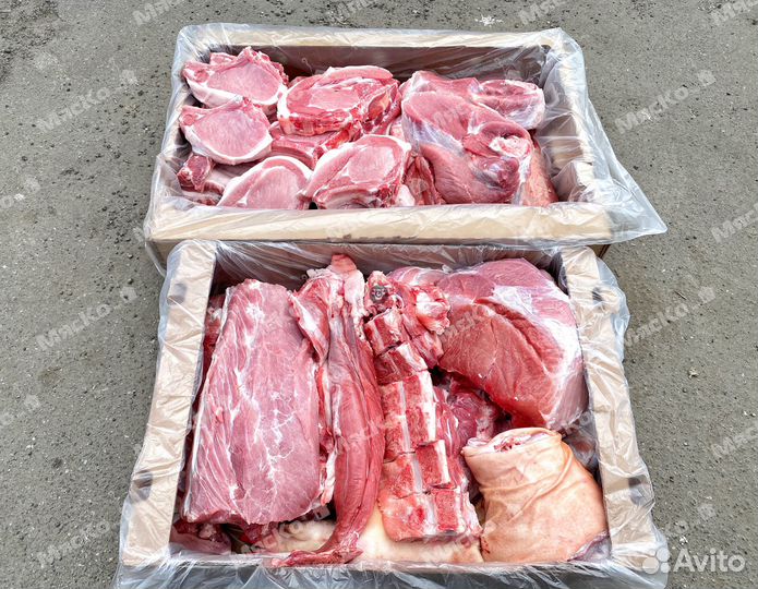 Парная свиная полутуша разделка от 35 кг Кингисепп