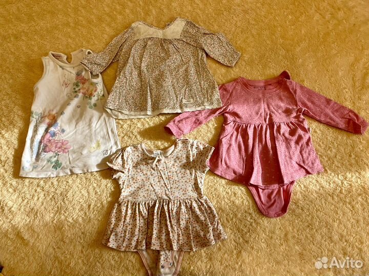 Вещи на девочку 68-74-80