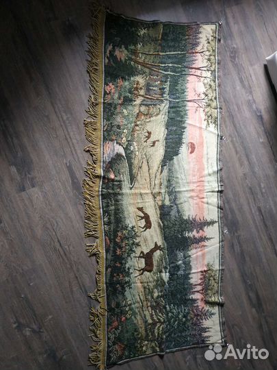 Настенный коврик СССР олени