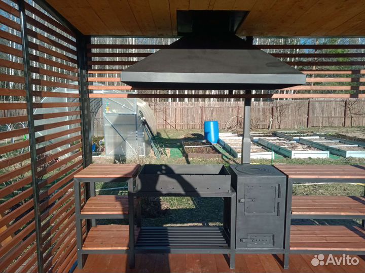 Мангальная зона лофт