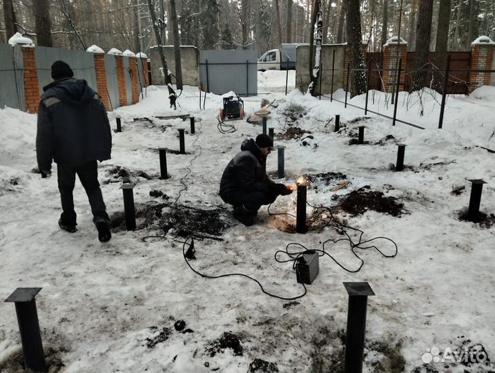 Винтовые сваи ремонт фундамента