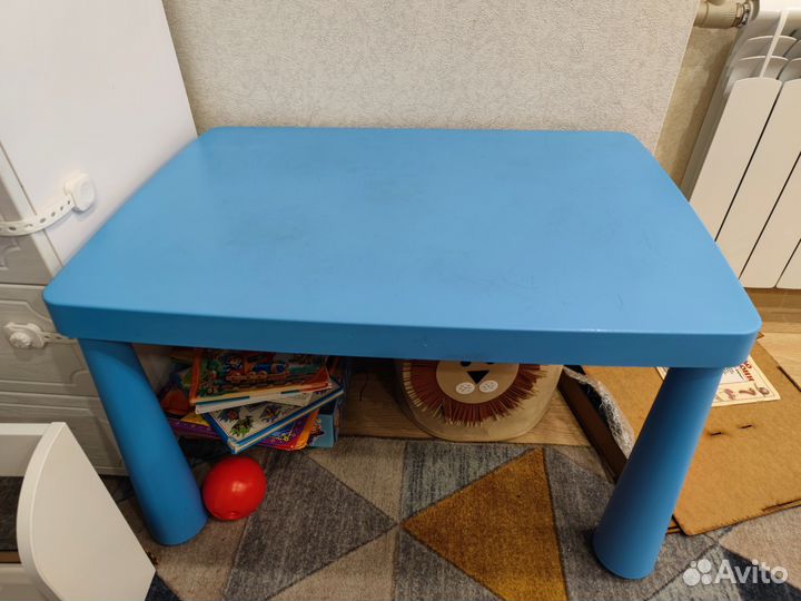 Стол и стул Икея маммут