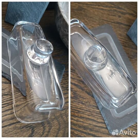 Масленка сырница дозатор (камень+ стекло) ангел