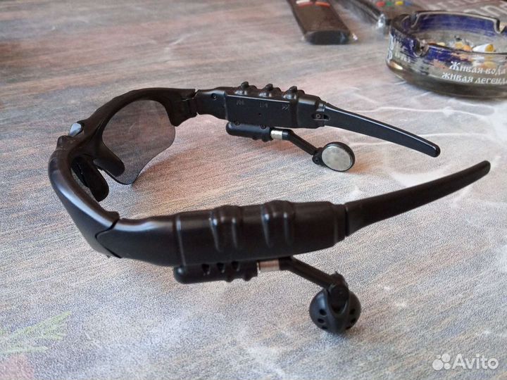 Очки спортивные с блютуз наушниками