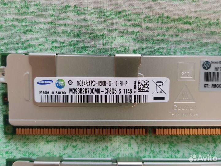 16 gb ddr3 оперативная память Samsung