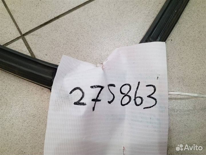 Уплотнитель стекла двери задней левой Mitsubishi