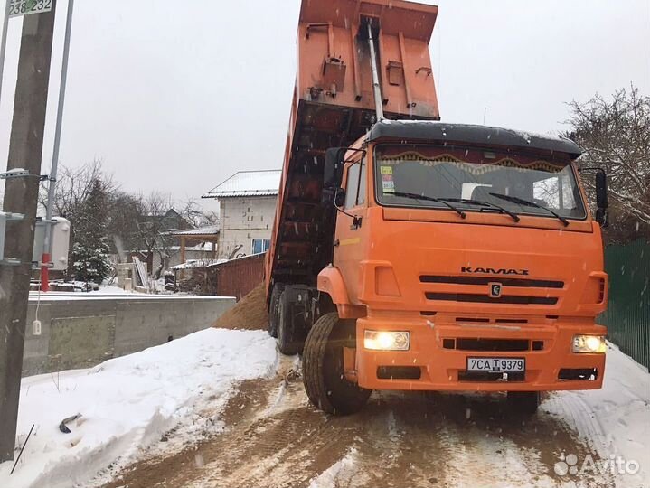 Щебень, песок с доставкой