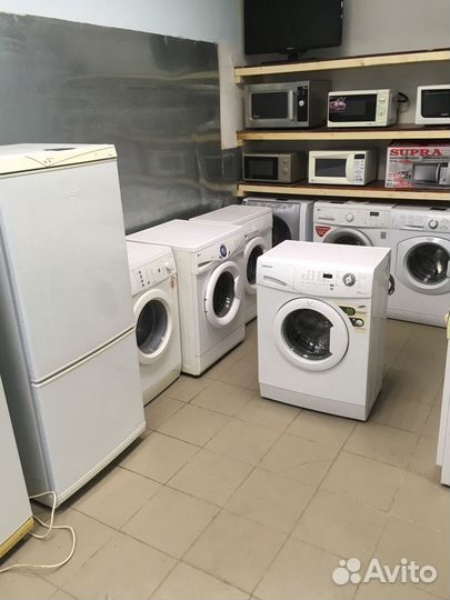 Стиральная машина есть выбор с гарантией 6 мес