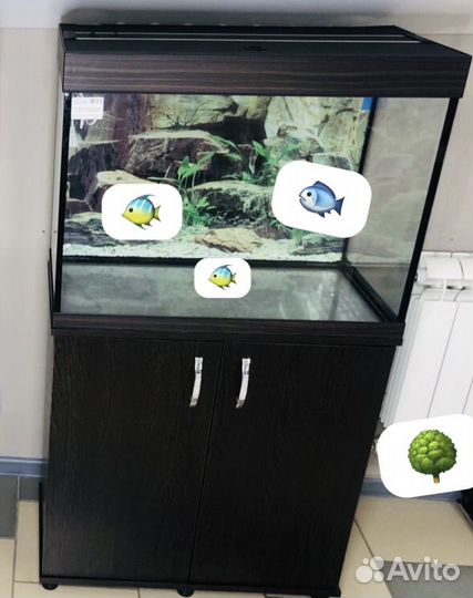 Аквариум с тумбой