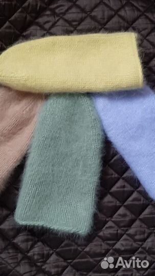 Шапки бини из ангоры