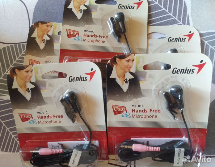 Микрофон на прищепке Genius MIC-01C